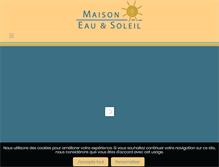 Tablet Screenshot of maison-eau-et-soleil.com